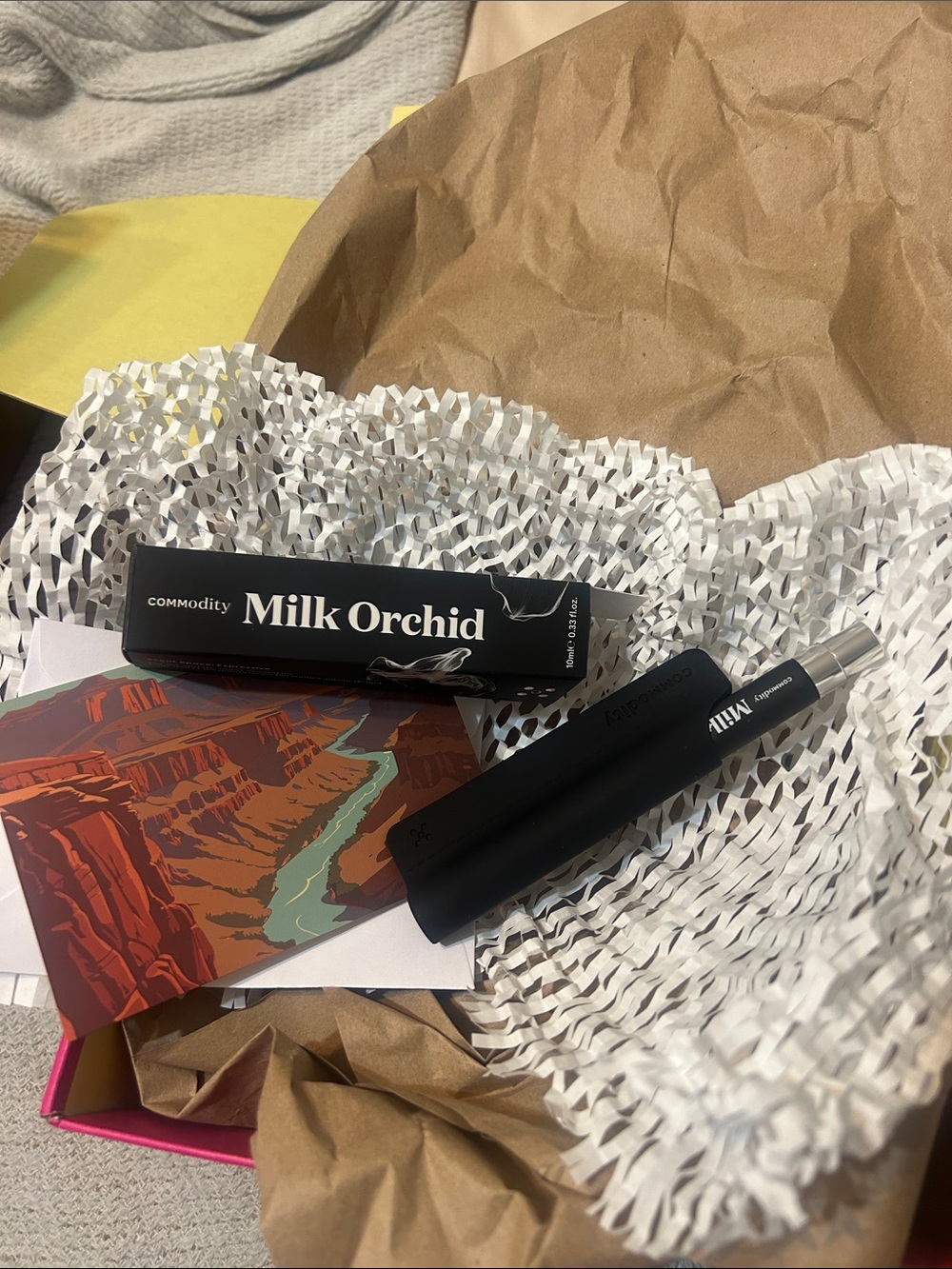 Commodity’s new launch MILK ORCHID , a fresh fig, milky scent that is lactonic